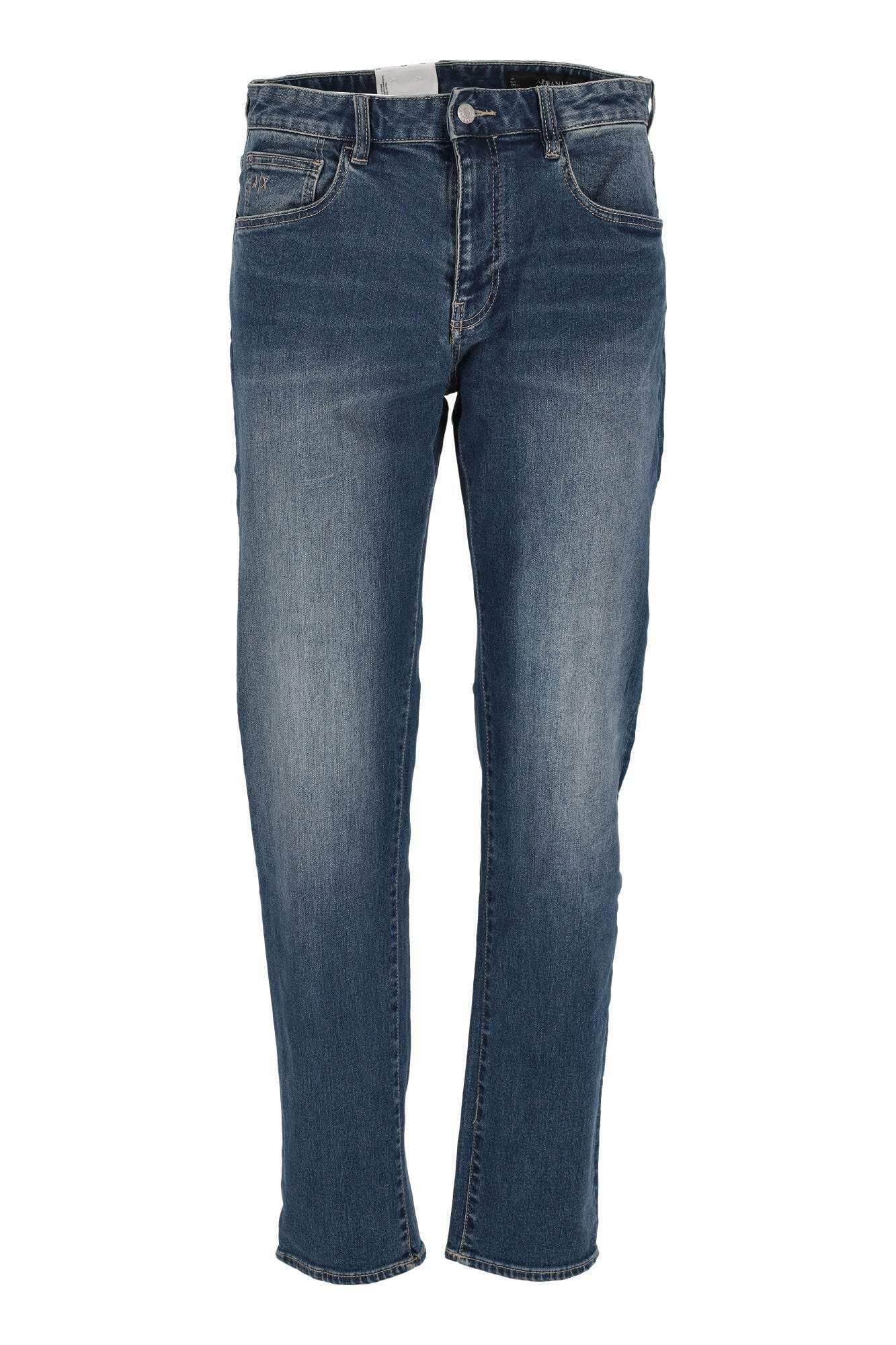 Armani Exchange Hombre Azul Vaqueros, : W38