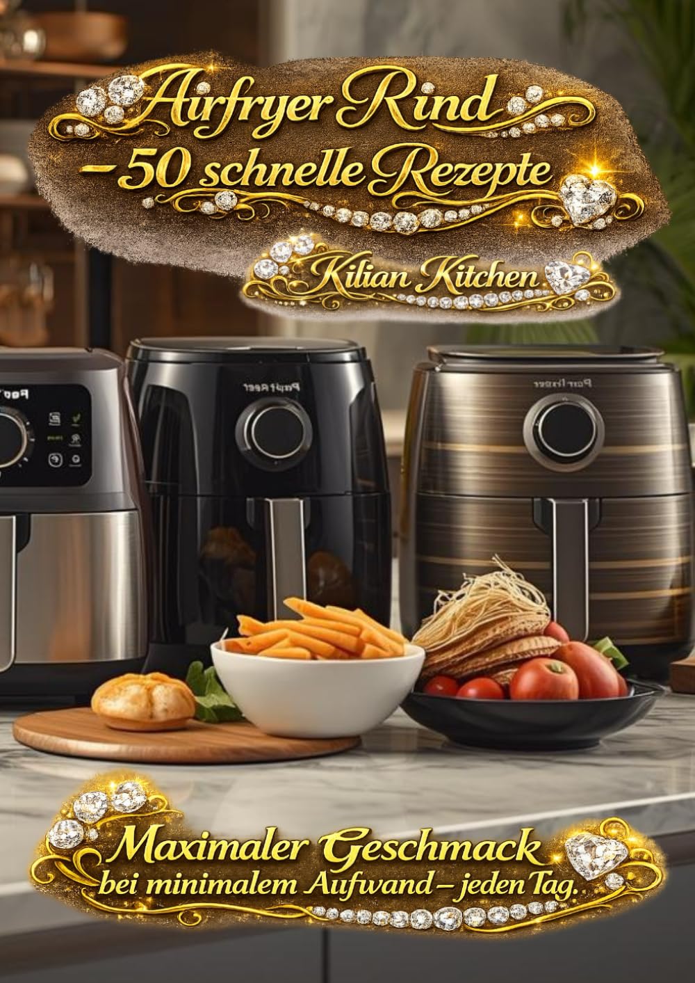Airfryer Rind: - 50 schnelle Rezepte (Airfryer/Heißluftfriteusen Rezepte)