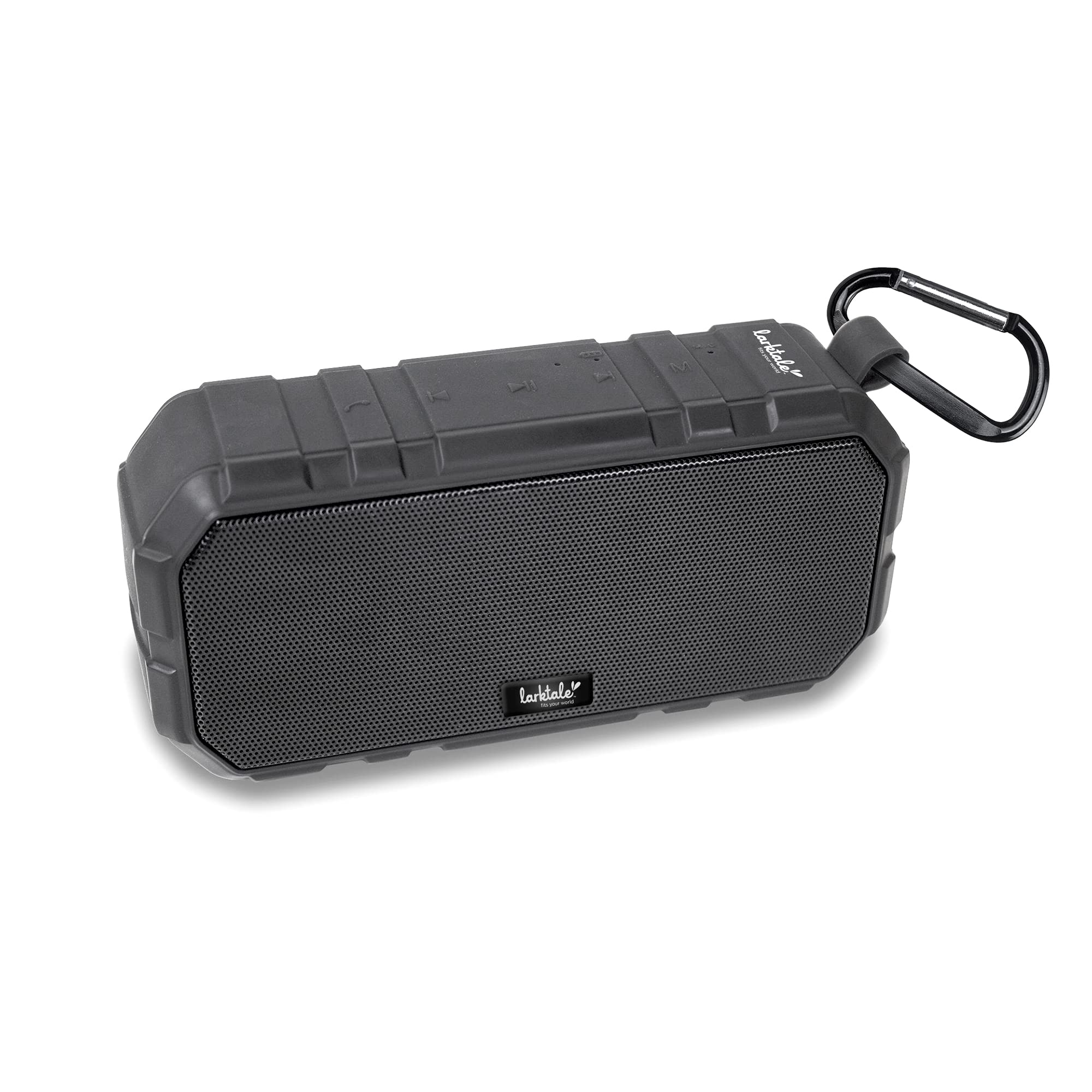 Larktale Bluetooth Mini Travel Soundbar with Universal Clip-on for Strollers, Camping, Office, Outdoor, and Travel