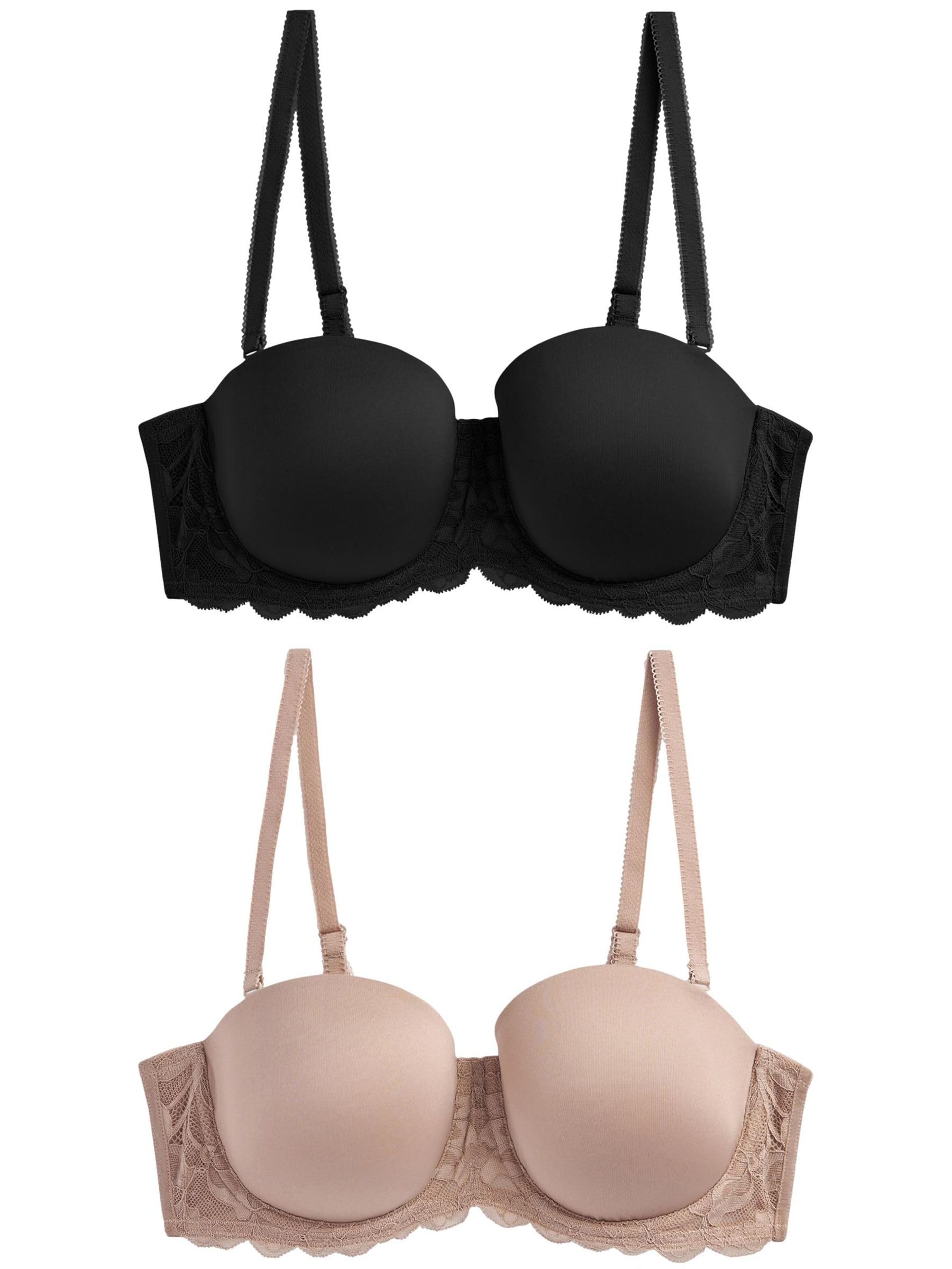 NEXT Damen Leicht wattierte Multifunktions-BHS, 2er-Pack