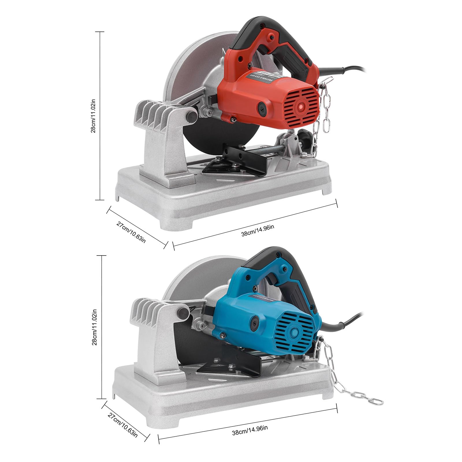 Sierra profesional de 1200 W, motor de cobre de 5200 rpm, hoja de 185 mm, corte angular 0-45°, para madera/metal/azulejos, placa base estable, profundidad de corte de 50 mm