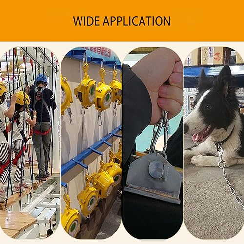 Miniatura 6 de MroMax - Gancho para ojos, mosquetón de acero inoxidable 304