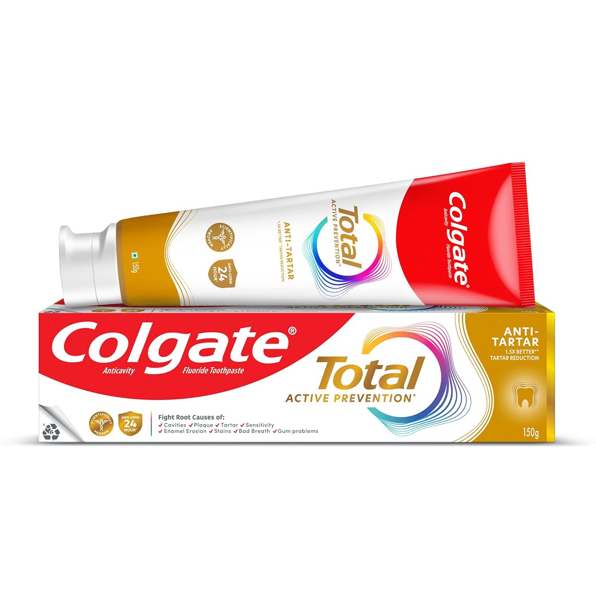 Colgate Total Anti-Tartar Toothpaste | Anti-Germ Tooth Paste | Colgate Paste