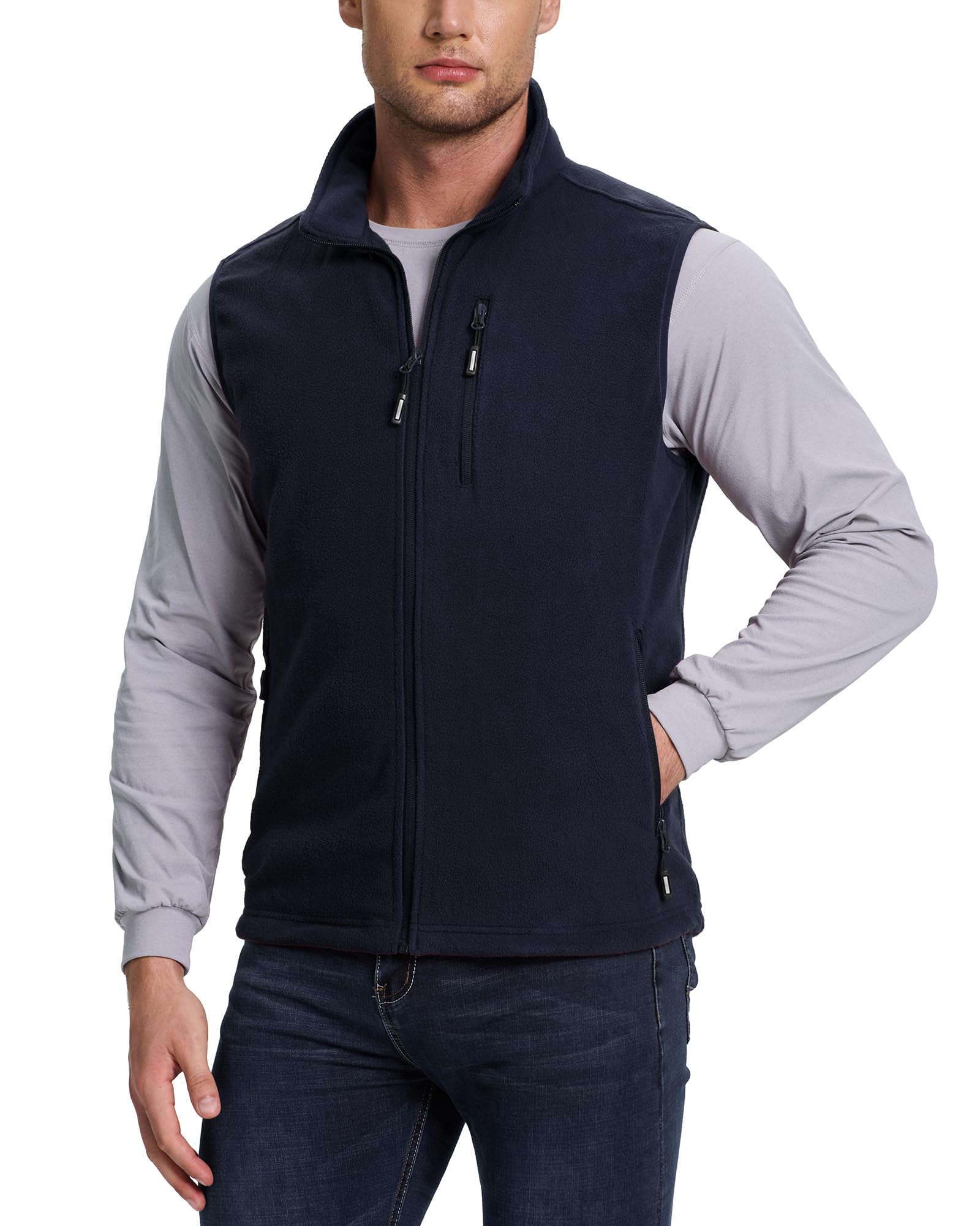 Outdoor Ventures Men's Full-Zip Fleece Vest