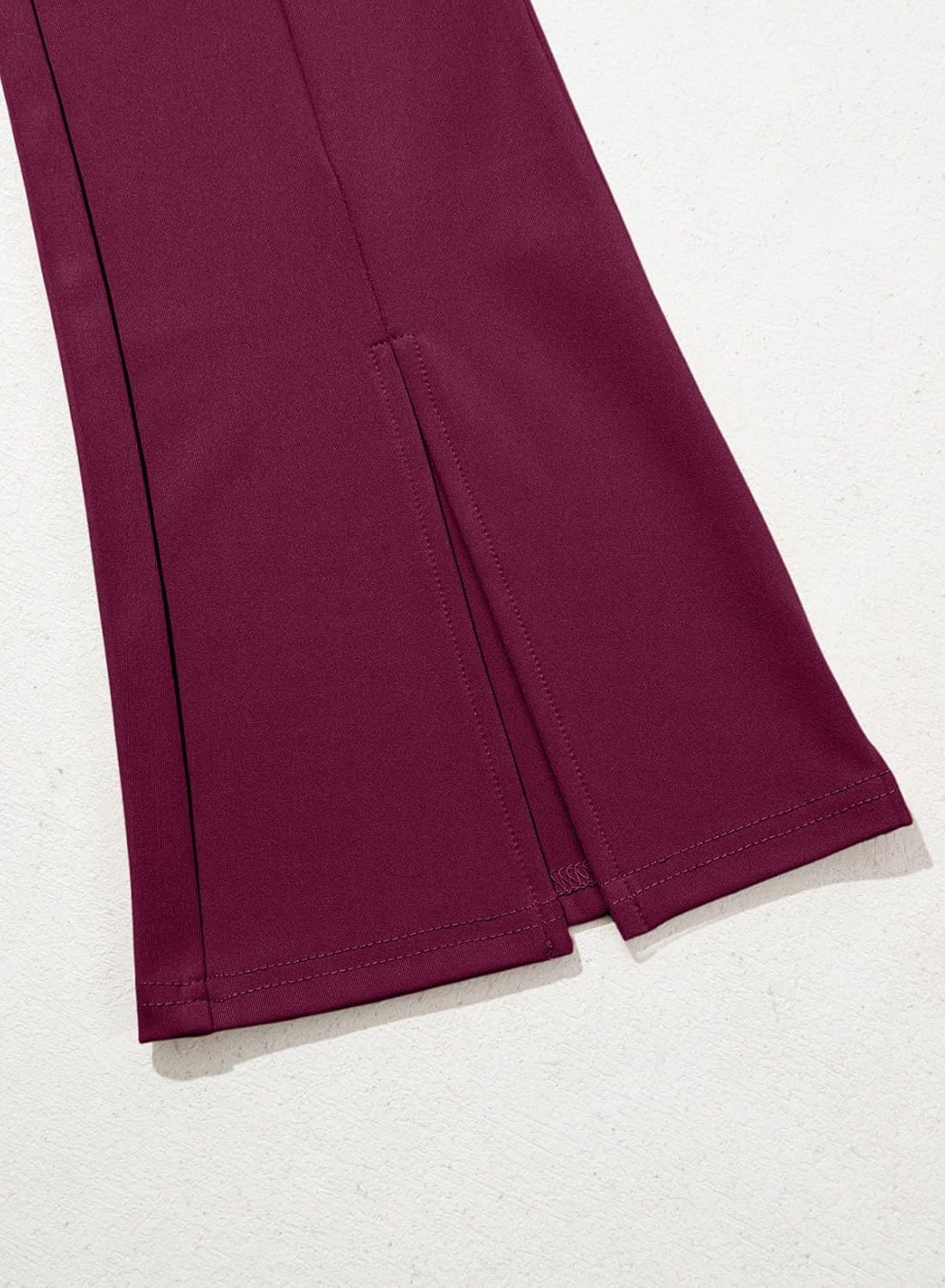 blibean Tween Girls Bell Bottoms Pants Uniform Split Pant with Pockets Size 6-15 Years - Image 9