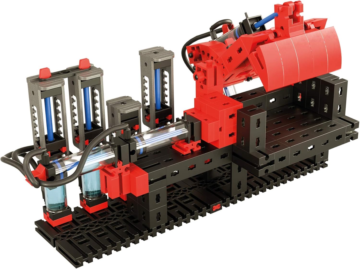Free Shipping Offer fischertechnik Profi Hydraulic Model Building Kit with 500 Pieces and 5 Model Options for A Realistic Hydraulic Learning Experience