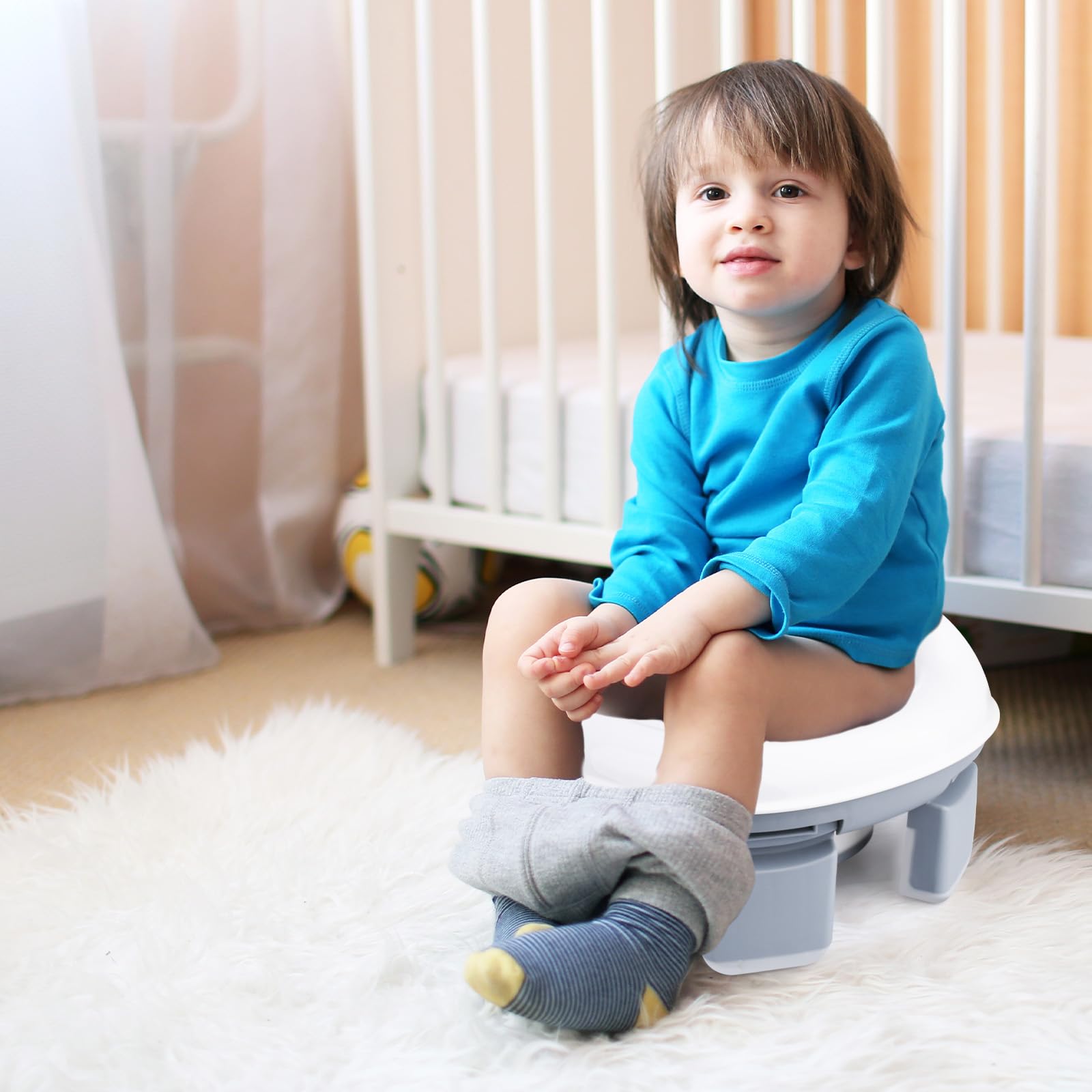 Tragbare Baby Toilette, Faltbare Kindertoilette, Toilettensitz für Reise