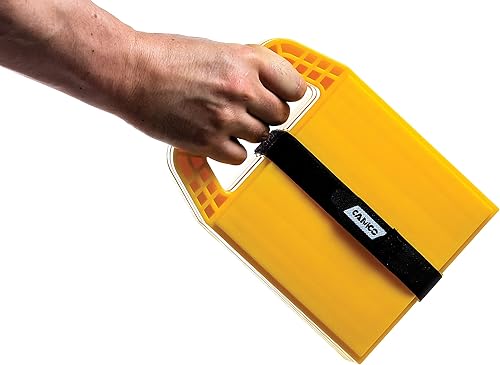 Miniatura 6 de Camco Bloques de nivelación de alta resistencia Compatible con ruedas individuales, ruedas dobles, gatos hidráulicos Amarillo Paquete de 10