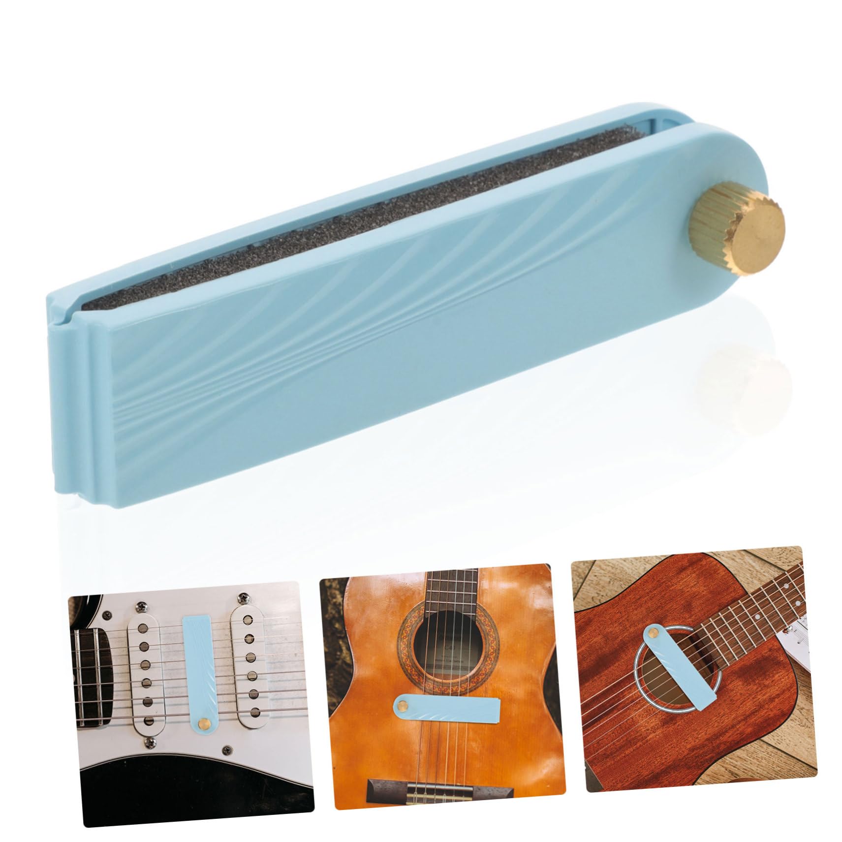 BESTonZON 5pezzi Silenziatore Per Chitarra e Folk Smorzatore Per Accessorio Per Riduzione Facile Usare e Portatile
