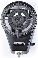 Vista 3 de Single Burner Propane Stove, Portable Gas Stove with Propane Adapter Hose, High Heat Value 15000 BTU, Smart Valve Protection for Children, Portable