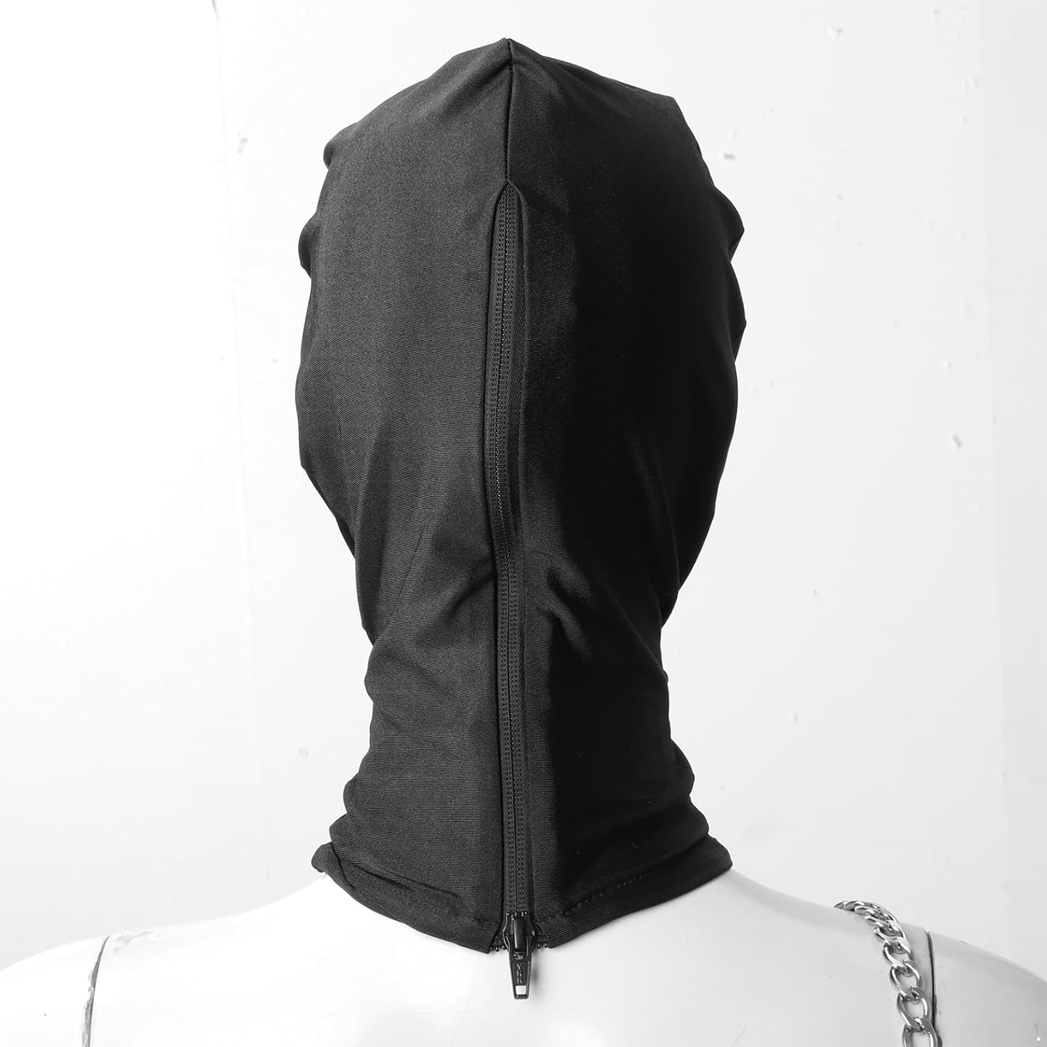 Erotic Head Mask for Women Men Stretch Mask with Eyes Mouth Opening Slave Mask Role Play Head Cover Sex Toys