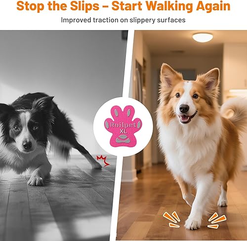 Miniatura 3 de Almohadillas para patas de perro para tracción, agarres antideslizantes para los dedos de los pies para perros que no se resbalen en suelos de