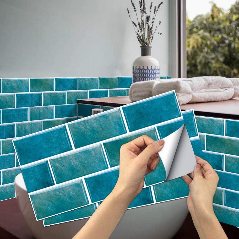 18Sheet Peel and Stick Tile Backsplash Self Adhesive Removable Stick