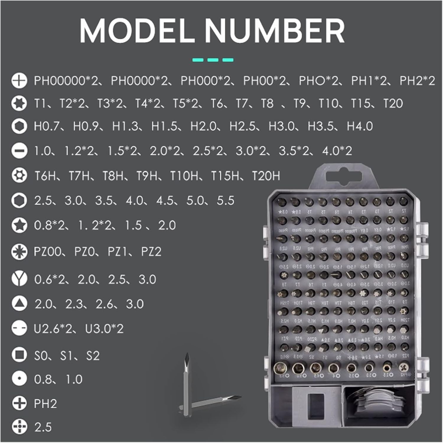 Juego de destornilladores portátiles, herramientas de reparación de precisión magnéticas, kit de destornillador hexagonal y torx, ideal para reparaciones de teléfonos móviles y relojes, incluye caja