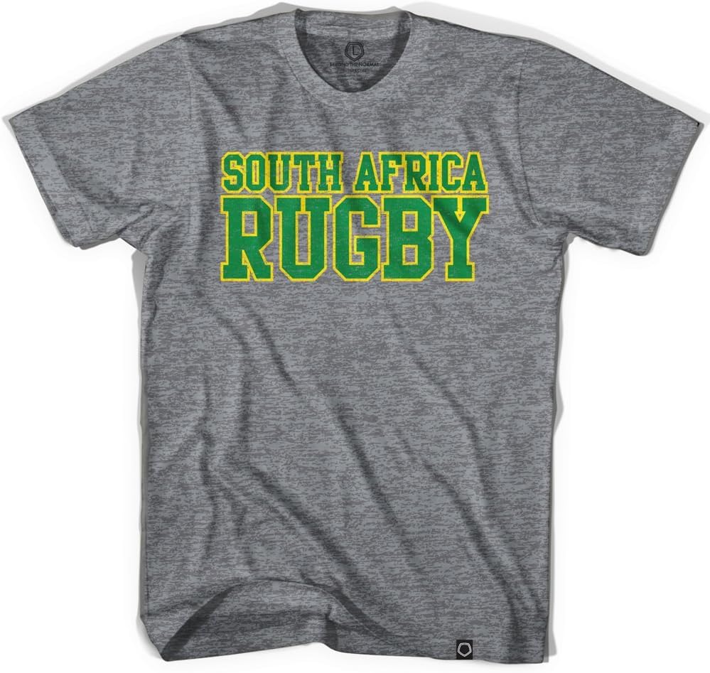 Ruckus RugbySouth Africa Rugby T-Shirt, Grey Heather