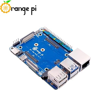 Orange Pi CM4 Base Board Rich Interface for Raspberry Pi CM4, Orange Pi CM4, 40Pin GPIO Interface Standard CM4 Connector Gathering Kinds of Onterfaces