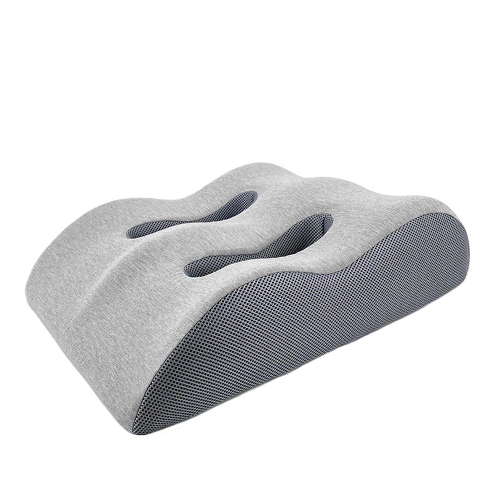 Memory Foam Leg Foot Raiser Pillow Support Cushion Massage(Light gray)