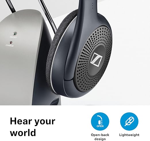 Sennheiser RS 120 II - Cuffie Wireless, Over-Ear, Nero/Argento : Amazon.it:  Elettronica
