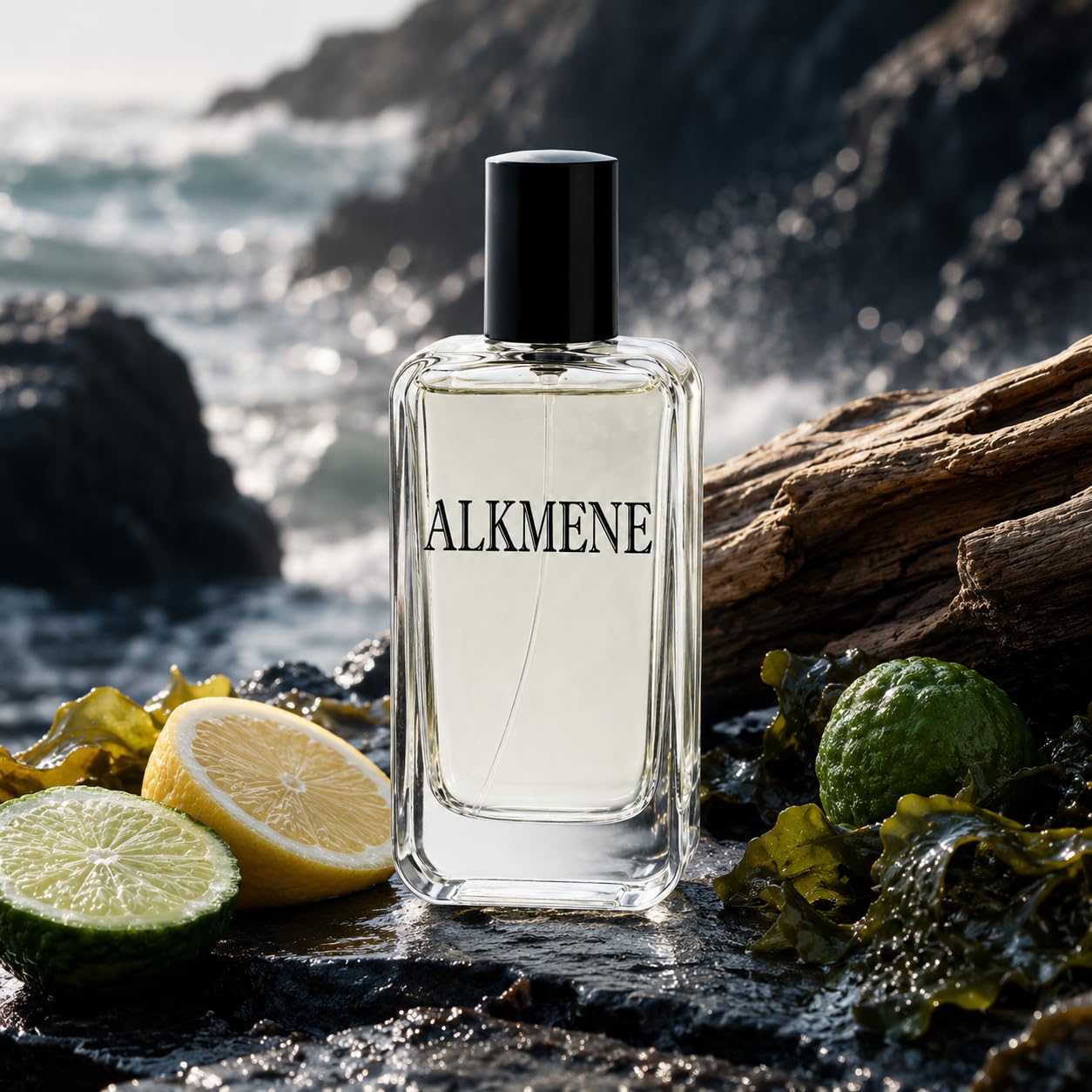RAPTUS ALKMENE Intense Parfum 50 ml – Profumo Unisex Marino Ambrato ad Alta Intensità – Fragranza Acquatica Profonda e Minerale – Intense Parfum Lunga Durata