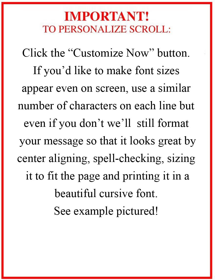 MESSAGE IN A BOTTLE "LOVE – Personalized Gift for Him or Her – 12-Inch Glass Bottle with Custom Vellum Scroll, Red Silk Rose Petals, Romantic Keepsake for Birthdays, Anniversaries & Valentine’s Day