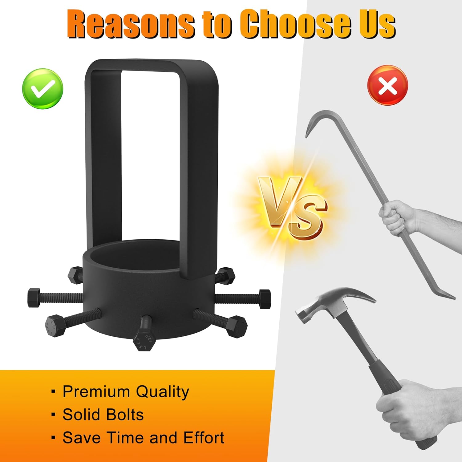 CV Axle Removal Tool - Universal Fit for Cars, Trucks, ATV & UTV - CV Joint Removal Tool, Rust-Resistant Steel Construction Drive CV Joint Puller Set