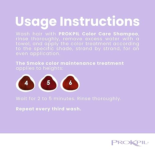 Vista 2 de Prokpil Tratamiento Humo Mantenimiento Nuance Mascarilla Gris Oscuro para Cabello Rubio Matizante Humo Tratamiento y Mantenimiento Natural