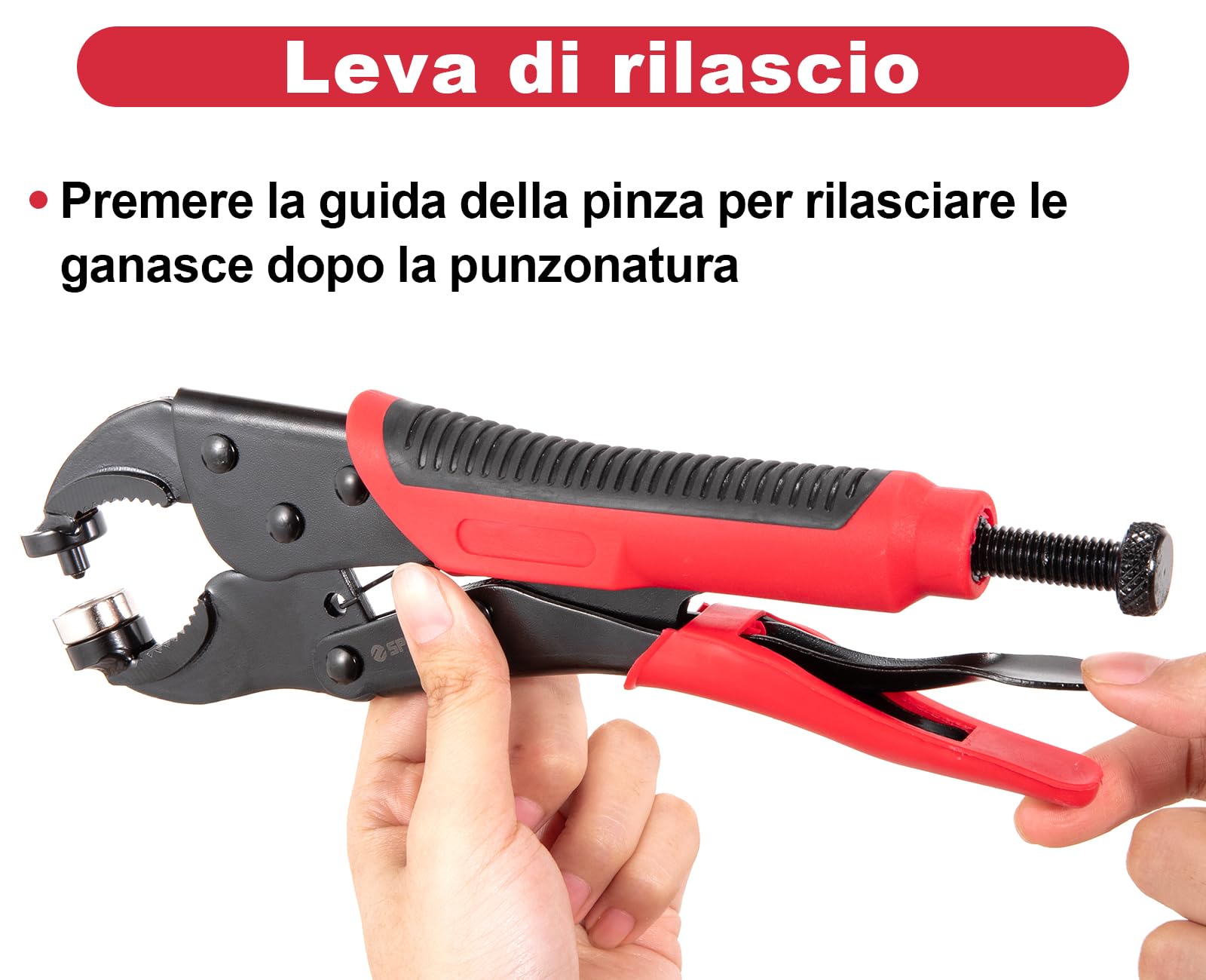 Spurtar Set di pinza per bottoni automatici a pressione da 15 mm | 3 matrici e 40 set di bottoni a pressione per tessuto in pelle tessuti tela tarp artigianato riparazione di fibbie fai da te