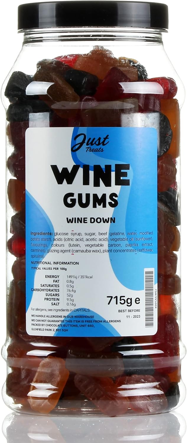 AZ Retro Sweet Lion Wine Gums Gift Jar… Amazon.co.uk Grocery