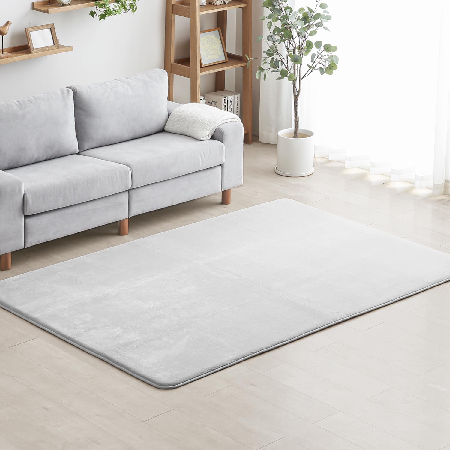 KORSAS グレー ラグ 140×200cm mado 71ryJMzCm3L._AC_UL210_SR210,