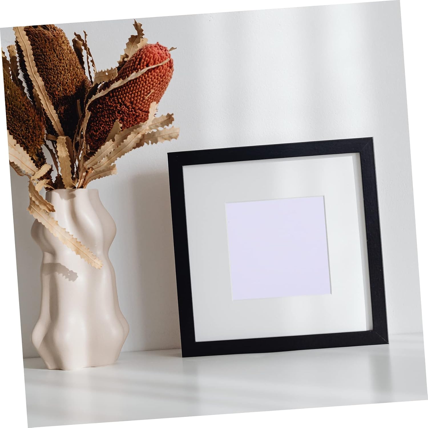 HAPINARY 20pcs Pre-Cut Picture Frame Mats Acid Photo Backing Boards for Artwork Display Versatile Design for Home Decor Safe Stable Support for Photos
