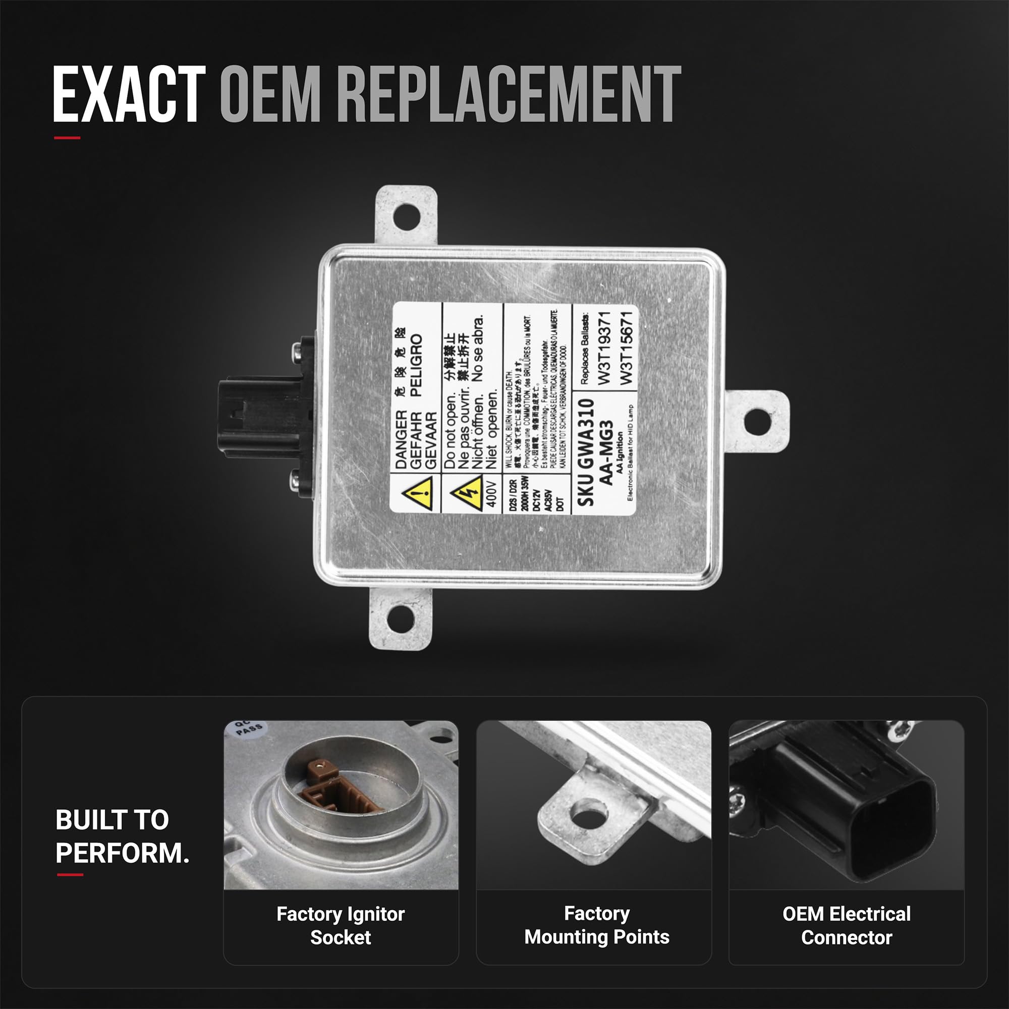 HIDキセノンバラスト コントロールユニットモジュール Amazon | HID キセノン ヘッドライトバラスト-コントロールユニット
