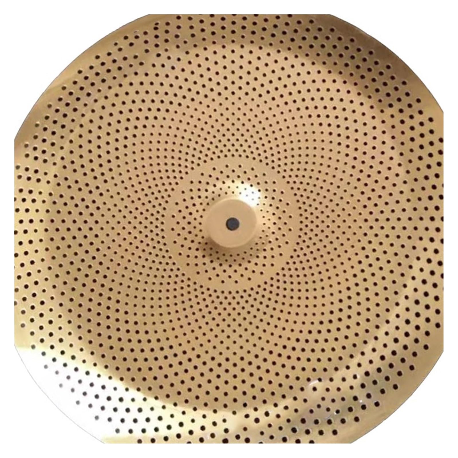 Platillo Platillos De Bajo Volumen Platillo Silencioso De China De 18 Pulgadas para Practicar Platillos para Principiantes (Color : Gold)