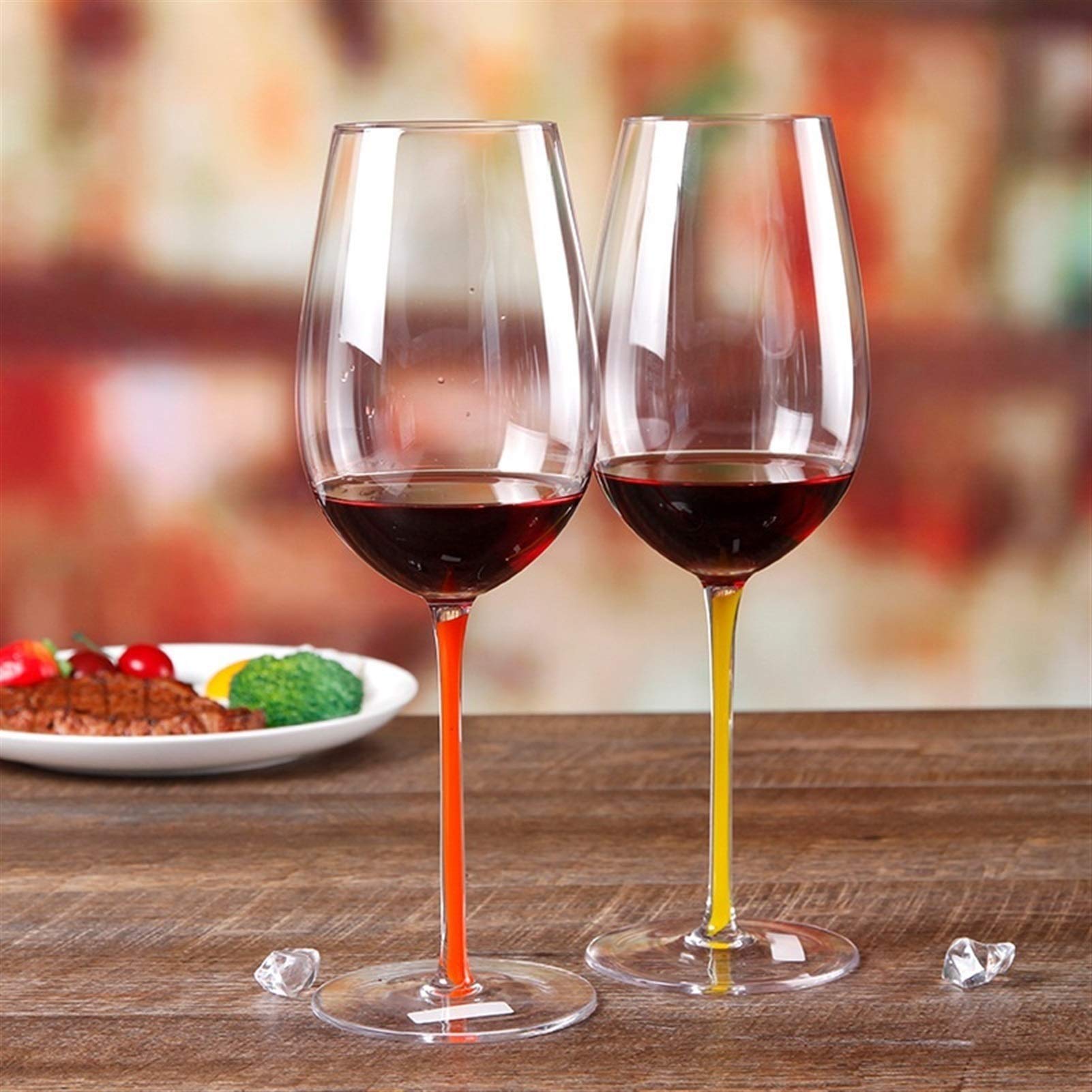 Calice Vino Piegato “PAZIENZA 1%” - 440 Ml, Vetro Cristallino, Regalo Divertente Per Compleanni E Feste - Foto 11