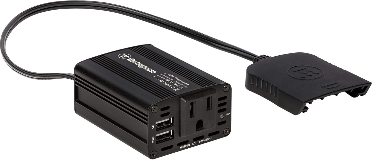 Westinghouse 20V Cordless Power Inverter with Dual USB Ports