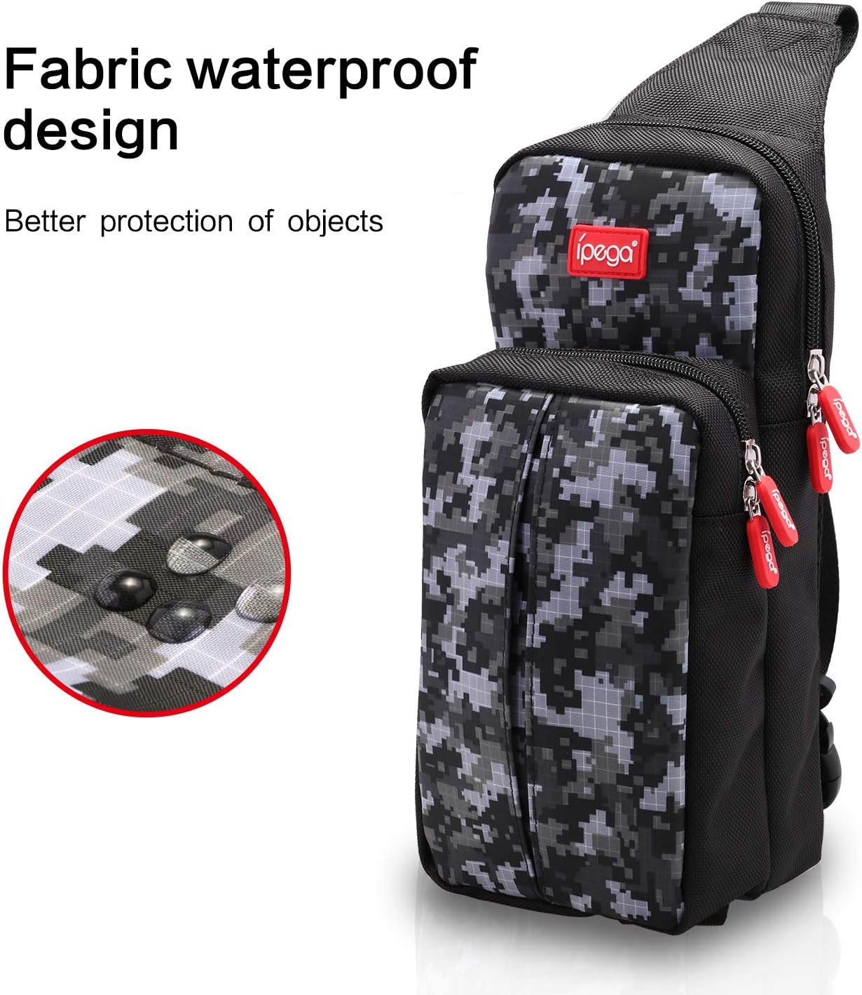 HEATFUN Bag for Nintendo Switch - Durable Camouflage Shoulder Bag image 5