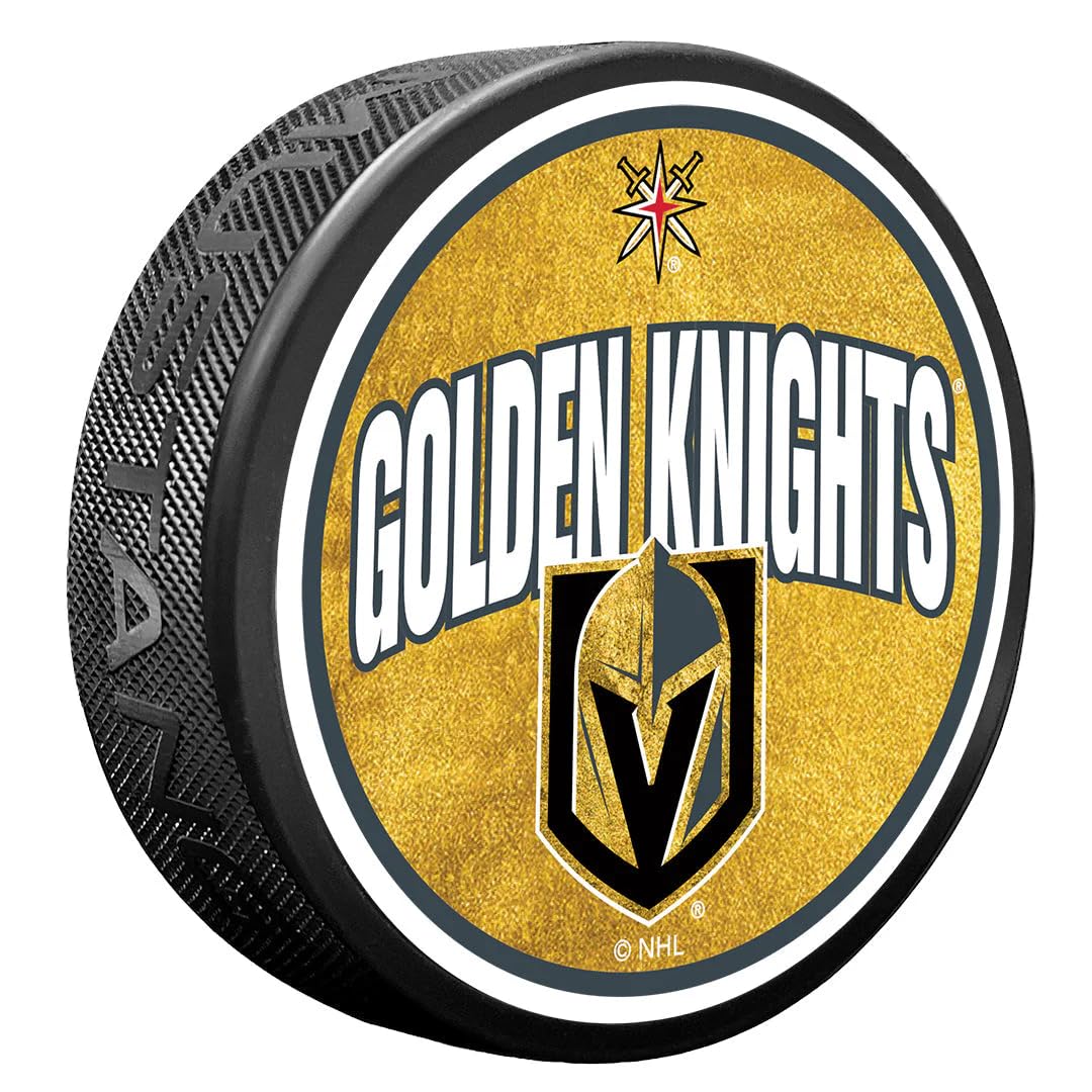 Sports Decor Vegas Golden Knights Puck | Wordmark