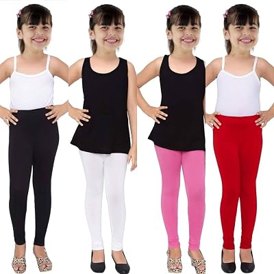 Tik Tok Wears Girls Leggings for 13-14 Years Pack of 4 pcs