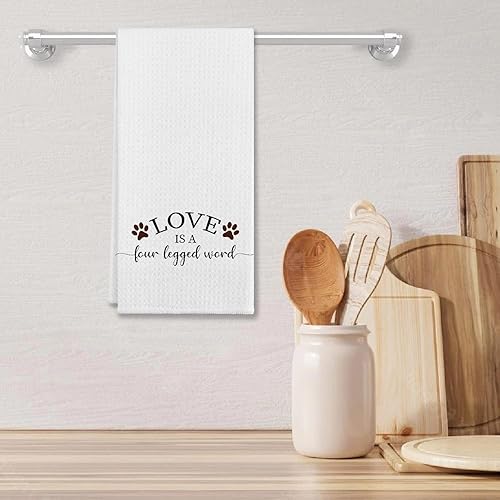 Miniatura 15 de I Do Exactly What My Dog Wants - Toallas de cocina y paños de cocina, paño de harina, toalla de mano para decoración de cocina de granja, 24 x 16