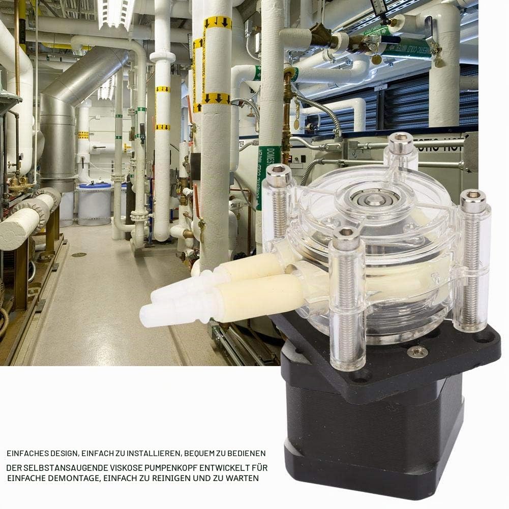 Marhynchus Peristaltikpumpe mit hohem Durchfluss 6~30 V Korrosionsbeständige vakuumperistaltische selbstansaugende Pumpe mit Schrittmotor