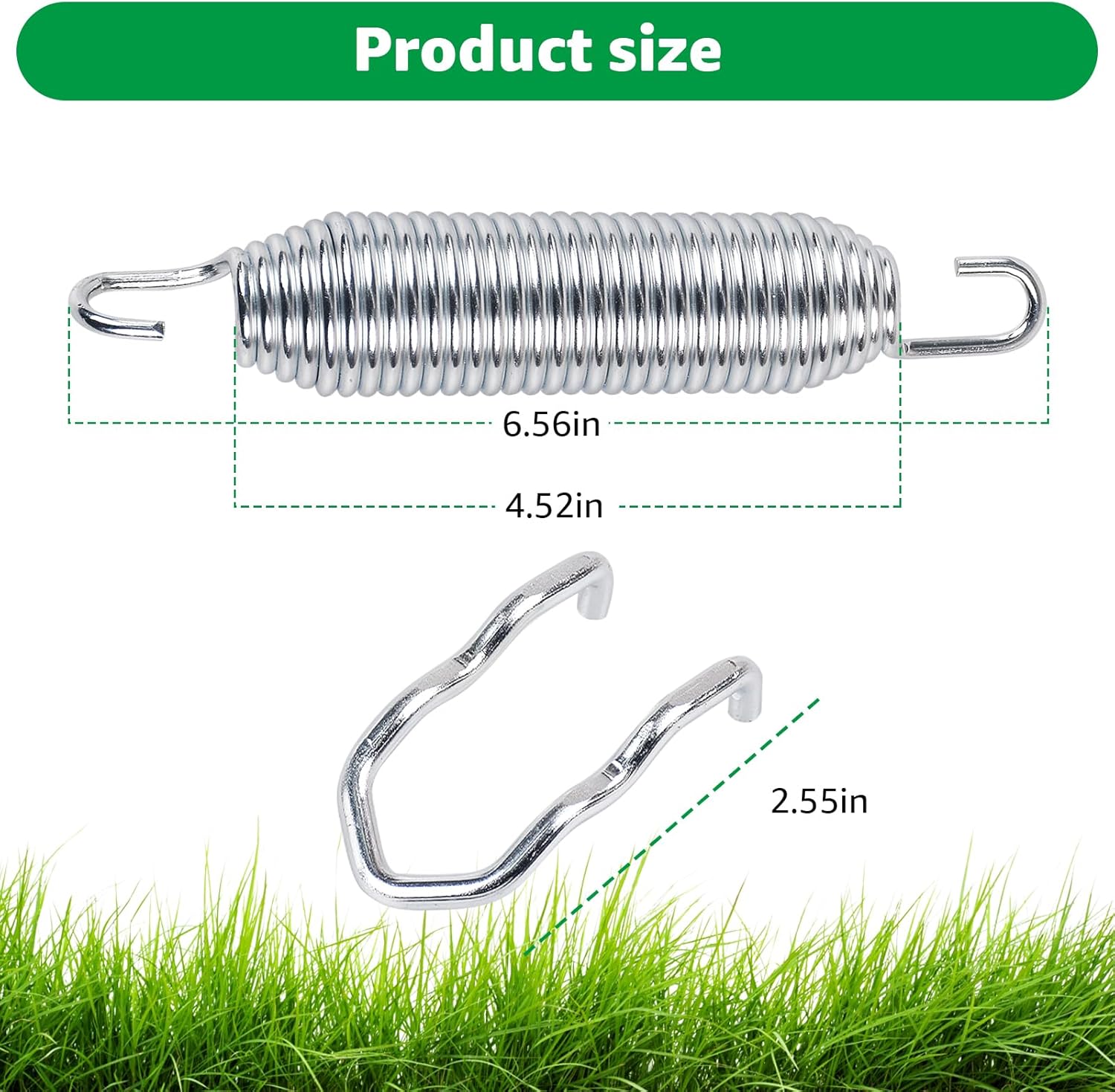 Deck Idler Tension Spring 607616 604110 Replacement for Hustler Raptor Fastrak Lawn Mower Deck Tension Replace 122388, 604291 Spring