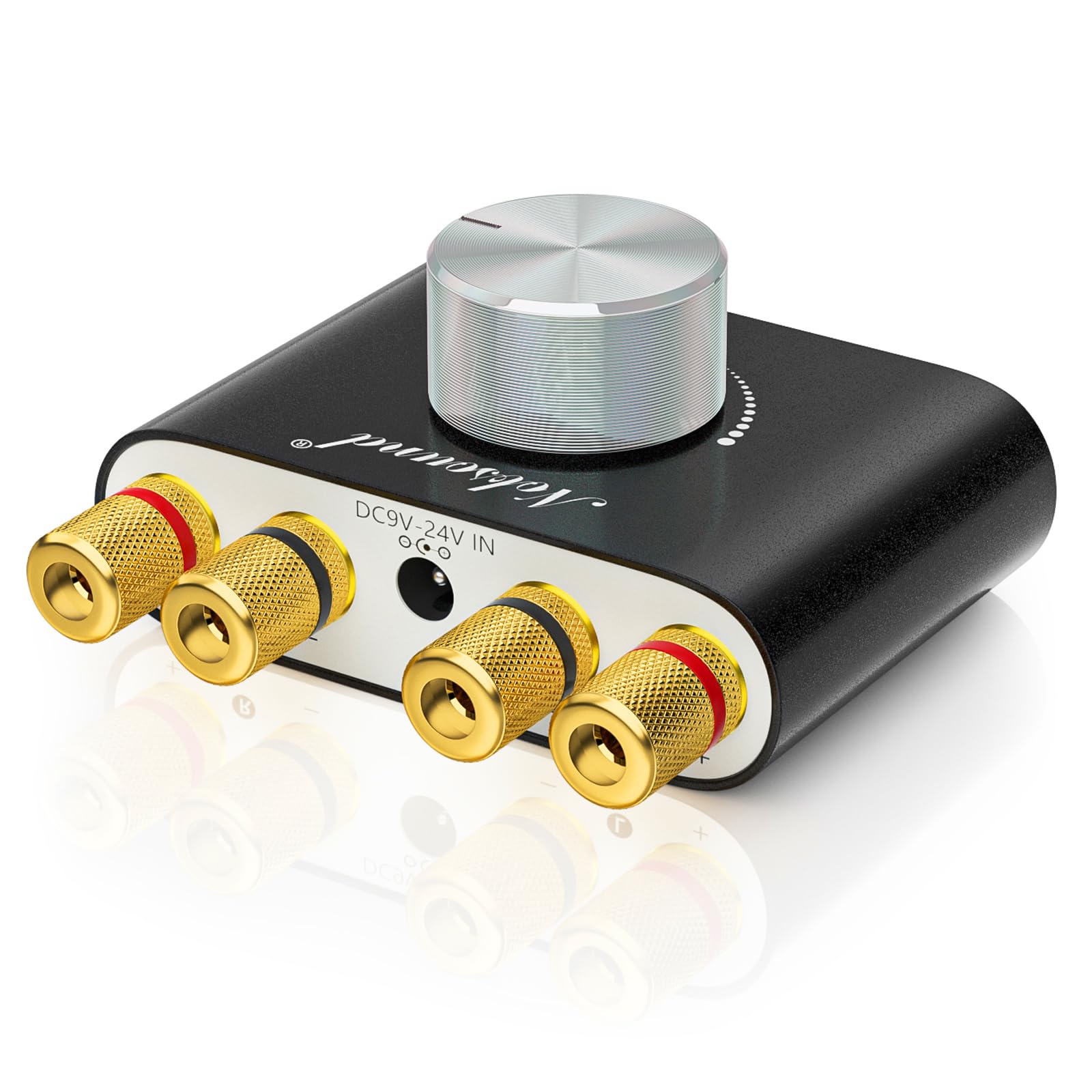 ​Nobsound Mini Bluetooth 5.0 Amplifier: 100W HiFi Stereo Amp w/USB/AUX Input, Wireless Audio Receiver for Home/Office Speakers (Black)​​-picture-11