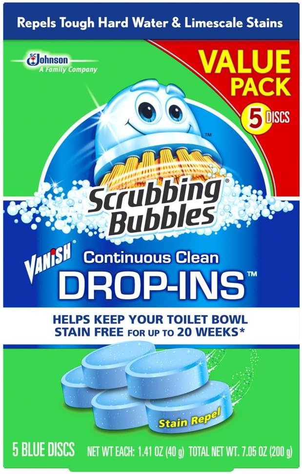 Scrubbing Bubbles 5-Pk Toilet Cleaner Drop Ins (Case/6)