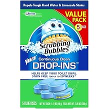 Scrubbing Bubbles 5-Pk Toilet Cleaner Drop Ins Case/6