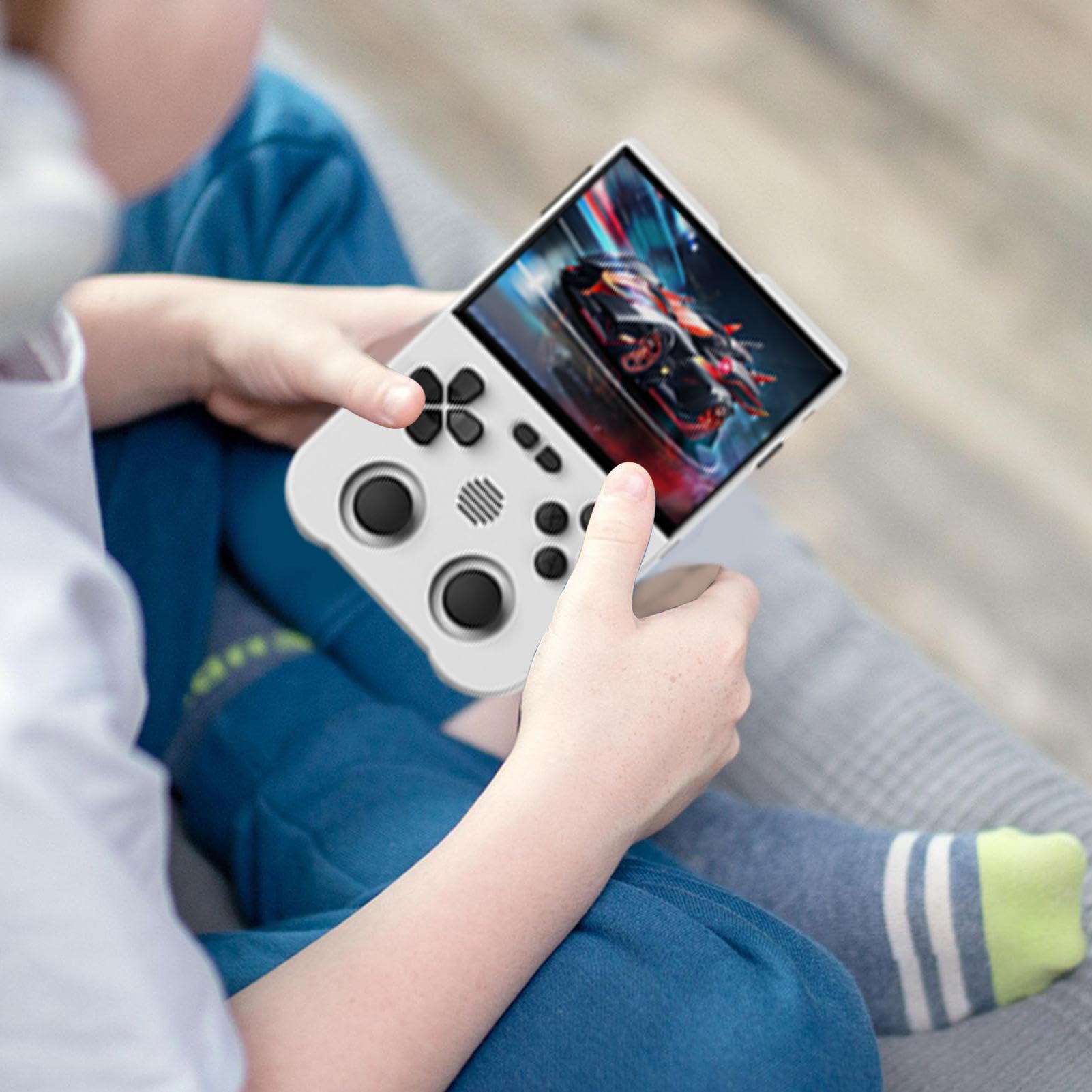 Retro-Handheld - Console di gioco retrò con batteria da 3000 mAh - Touch screen da 3,5 pollici, console di gioco, supporta più emulatori, emulatore palmare per ragazzi Tsuchiya | Touch screen da 3,5 pollici, console di , supporta più emulatori, emulatore