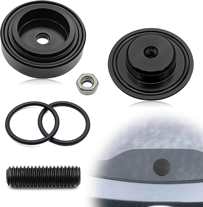 Tampa de Exclusão do Limpador Traseiro LTDCVTR em Alumínio Preto – Kit LTD-A92
