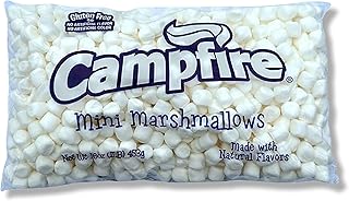 1 lb Bag Campfire Mini Marshmallows – Vanilla Flavored, Gluten Free – Gr...