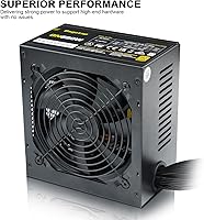 Vista 4 de Segotep 650W 80 Plus Gold Certificado No Modular ATX Fuente de Alimentación con Conectores de 6+2 Pines Protección PFC y Cumplimiento RoHS