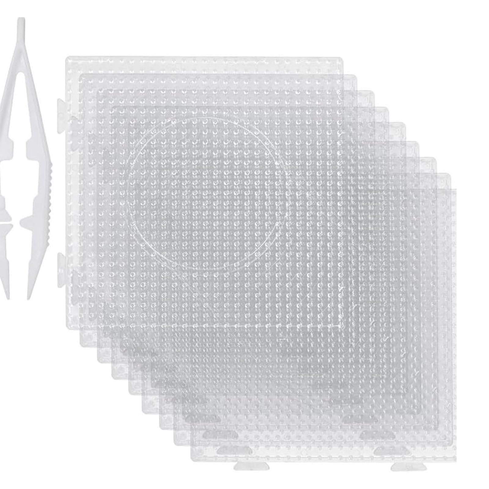 COOLHOOD Large Beads Pegboard with Integrated Grids Designs for Easy Projects Spacious Surfaces Creative Art Large Beads Board