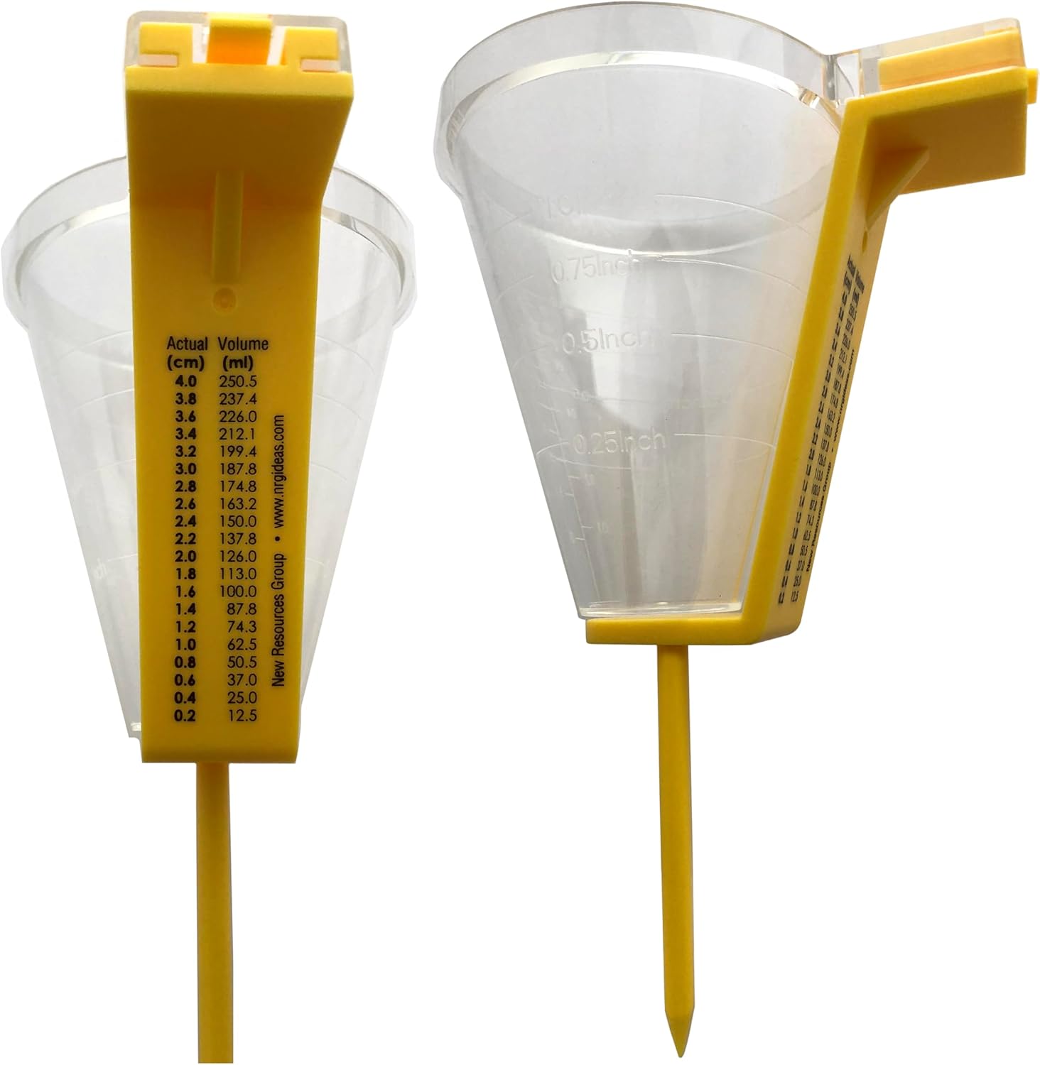 Pro Irrigation Catch Cups Extremely Calibration Outdoor Accurate Tool for Green Lawn Rain Sprinkler Gauge, 3.5" Collection Container Wide Mouth, Water Garden, Rain, Measuring (Pro 20 Pack)