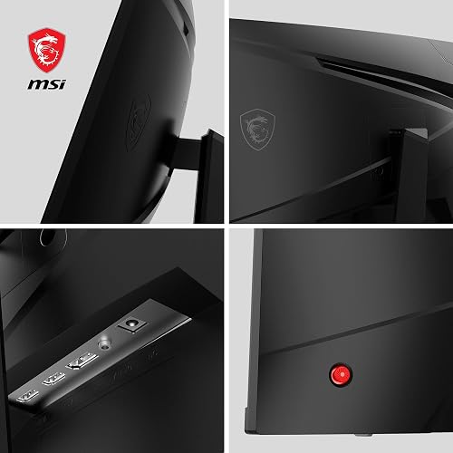 MSI G2422C écran Gaming incurvé Full HD de 23,6" - Dalle VA 1500R 1920 x 1080, 180 Hz / 1 ms, Adaptive Sync - DP 1.2a, HDMI 2.0b CEC - 4